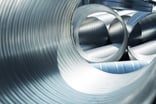 A collection of rolled aluminum products