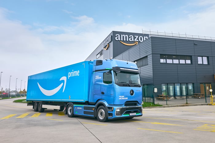 Amazon truck.