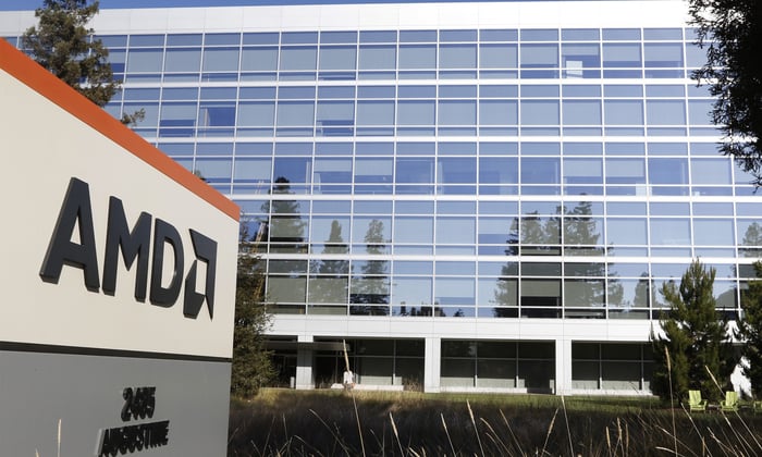 Image of AMD's headquarters.