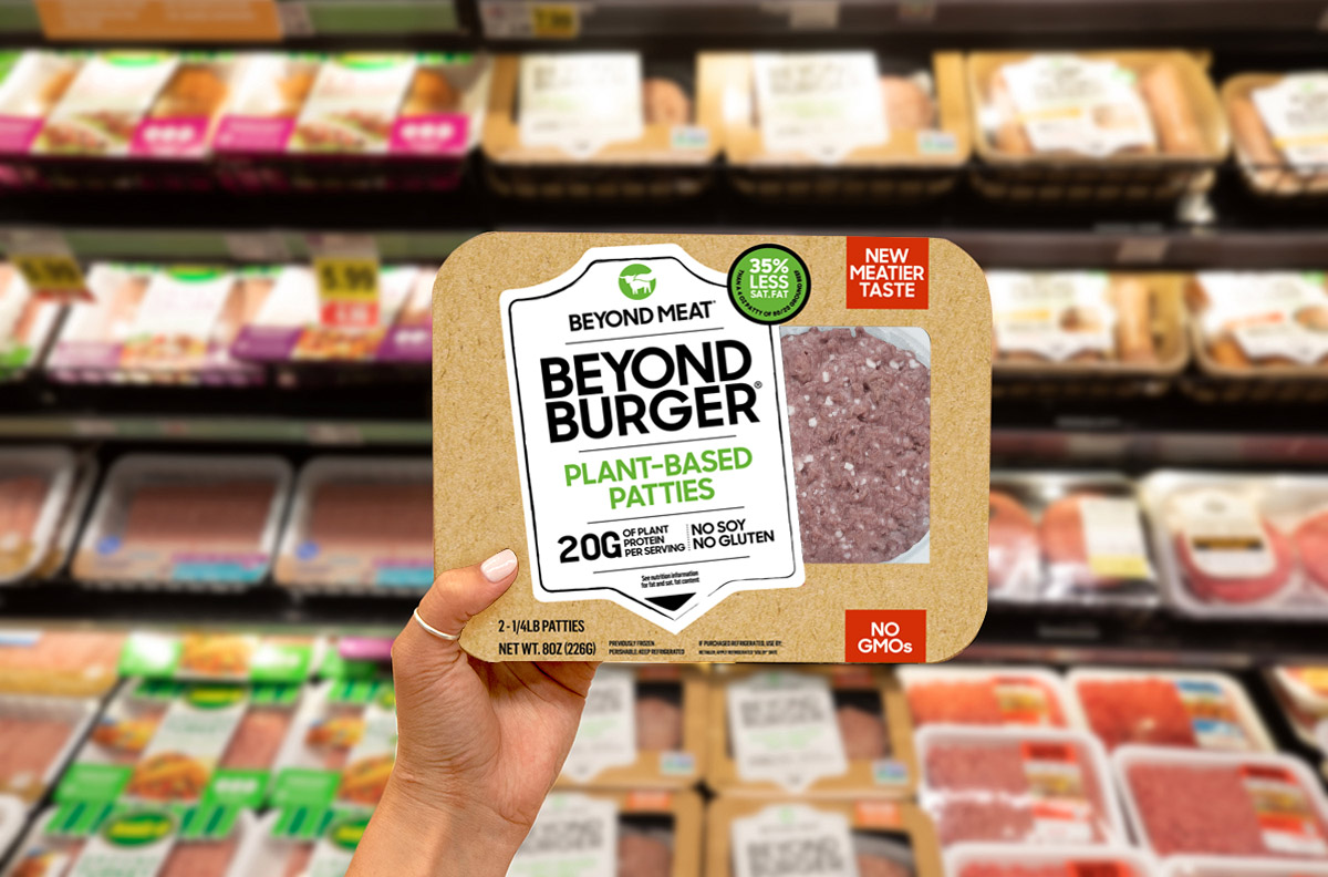 Beyond Meat burger package