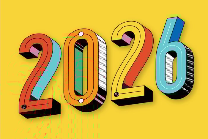 The year "2026" is printed against a bright yellow background.