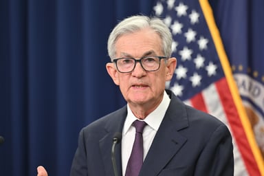 Jerome Powell Fed Chair FOMC Questions Meeting Rate Cut Official