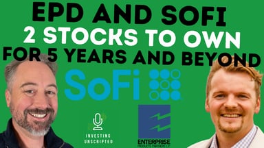 EPD SOFI stocks for 5 years