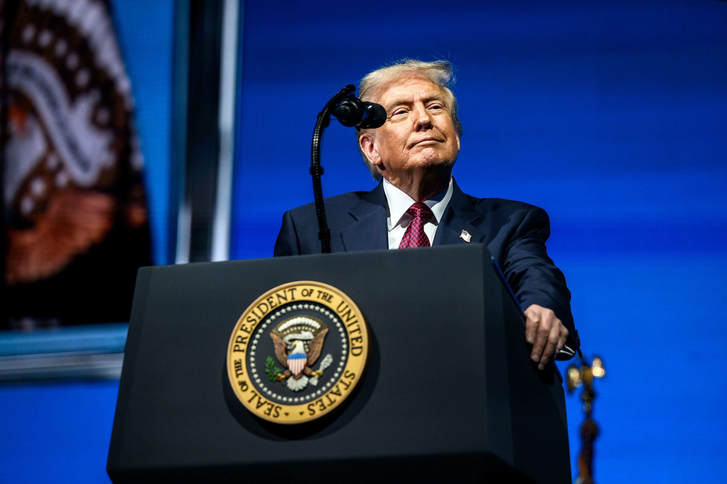 President Donald Trump Official WH Photo Business Forum Molly Riley