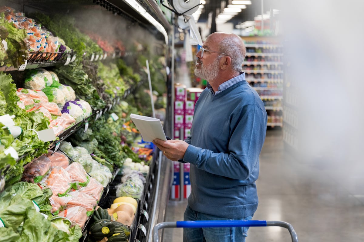 Older man supermarket produce aisle GettyImages-1166209593-1200x800-5b2df79