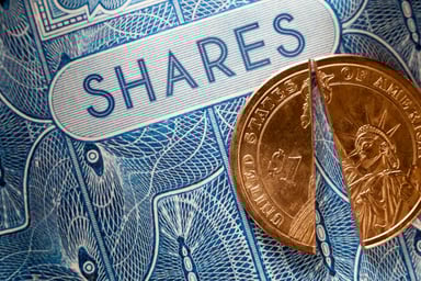 GettyImages-stock certificate coin split