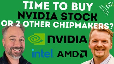 NVDA AMD INTC chip stocks ai stocks
