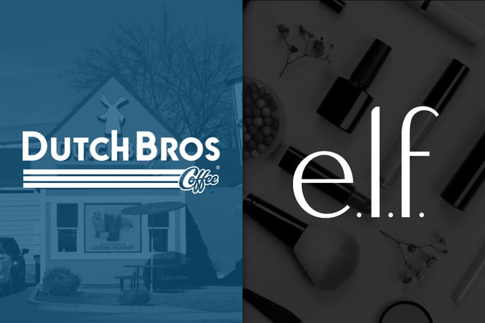 Artist rendering of Dutch Bros and e.l.f.