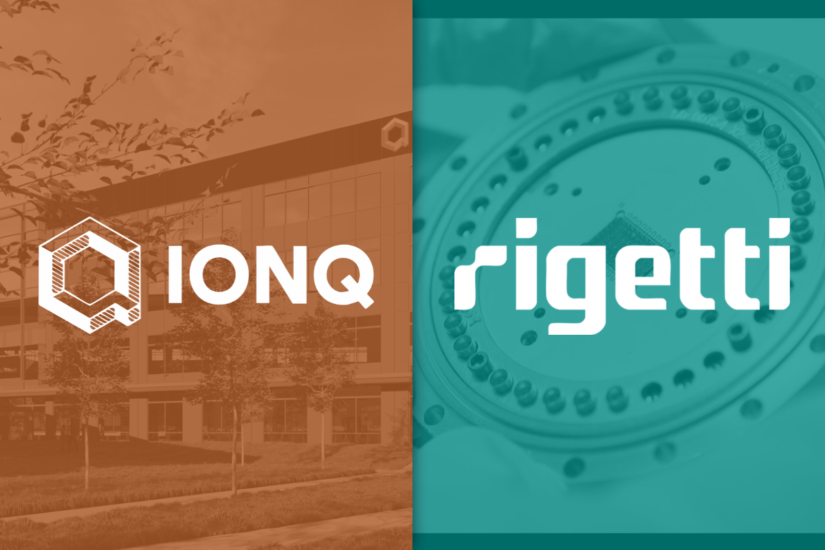 IonQ and Rigetti Computing Logo