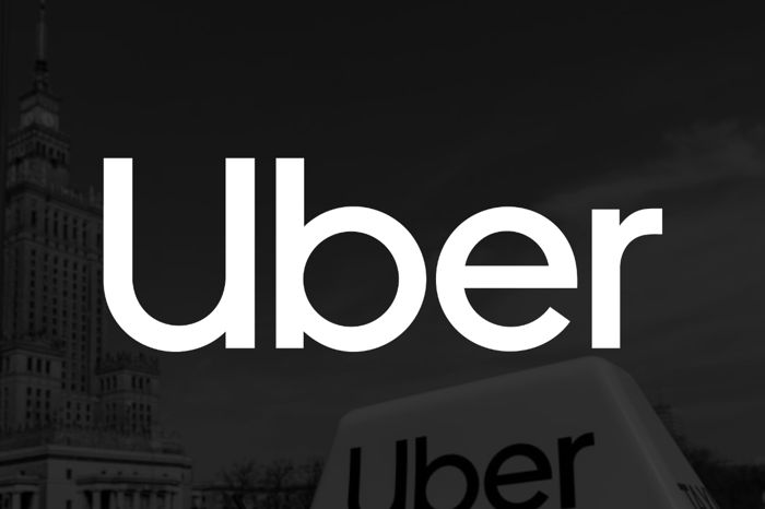 The Uber logo.