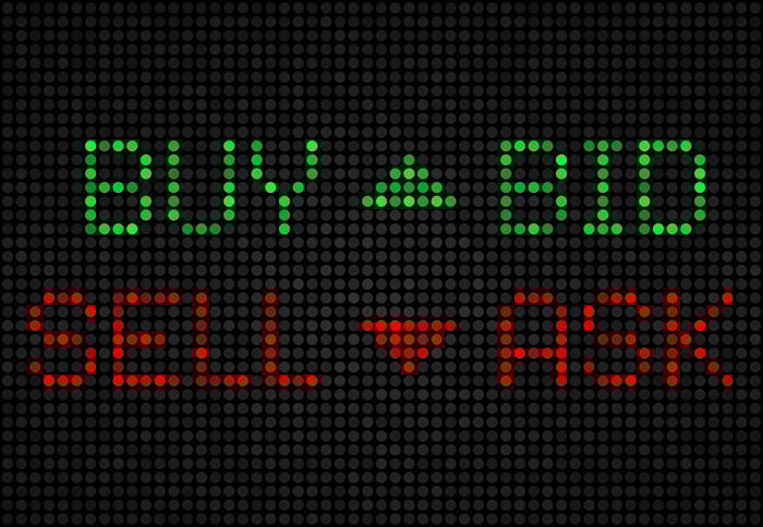 Buy and sell visual.