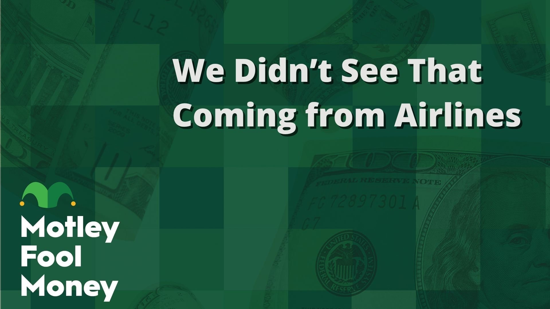 We Didn’t See That Coming from Airlines