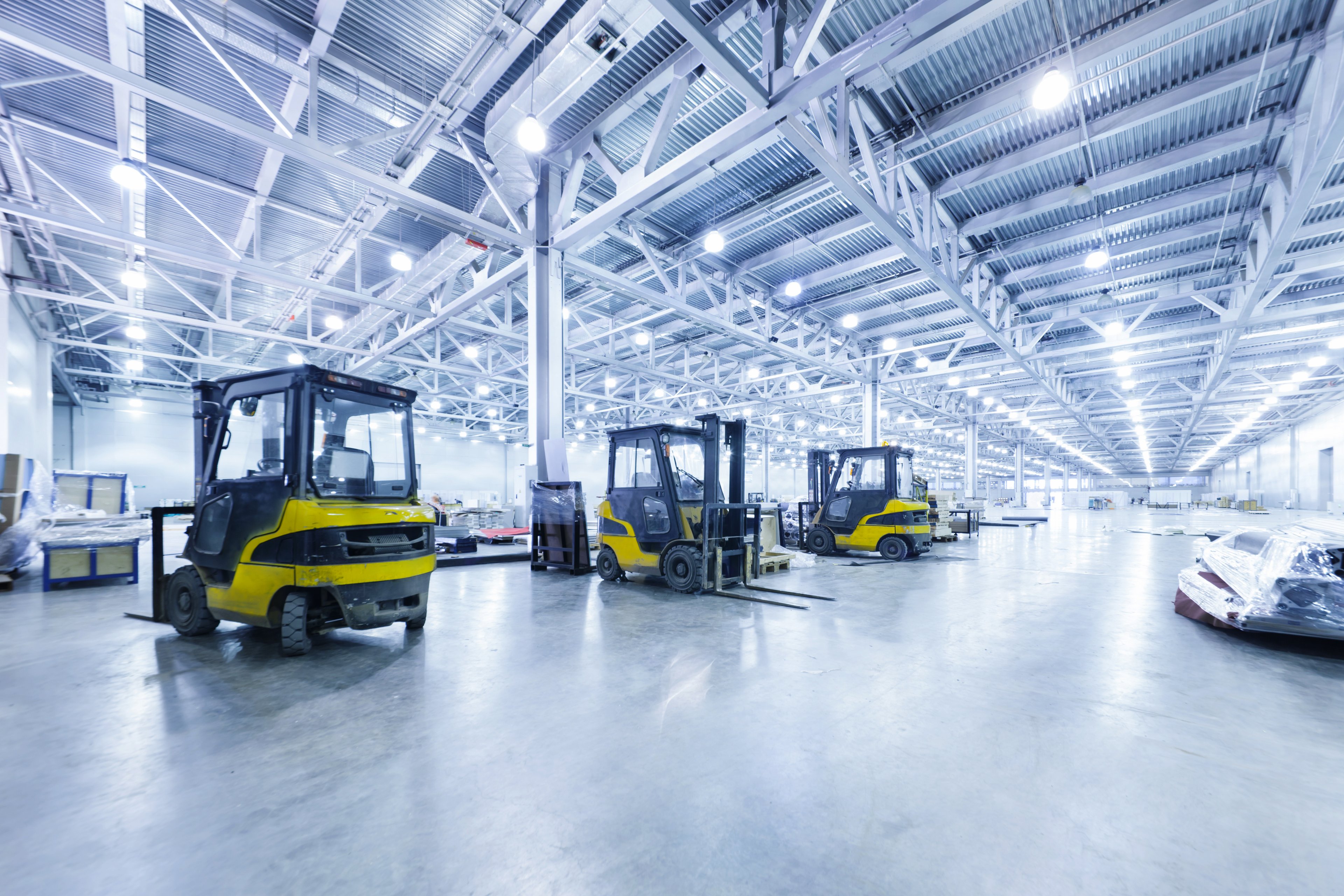 warehouse forklift transportation commercial real estate