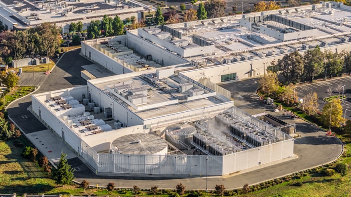 A data center in California.