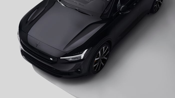 Polestar 2 sedan.