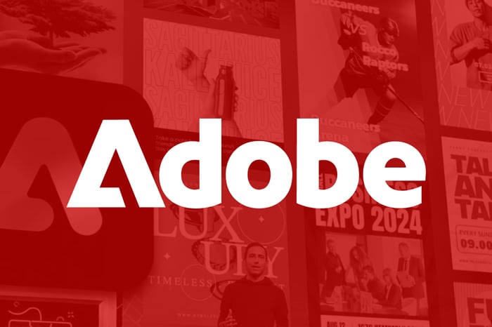 The Adobe logo.