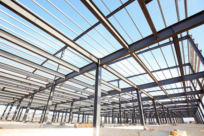 Steel structure.