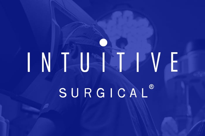 Intuitive Surgical logo.