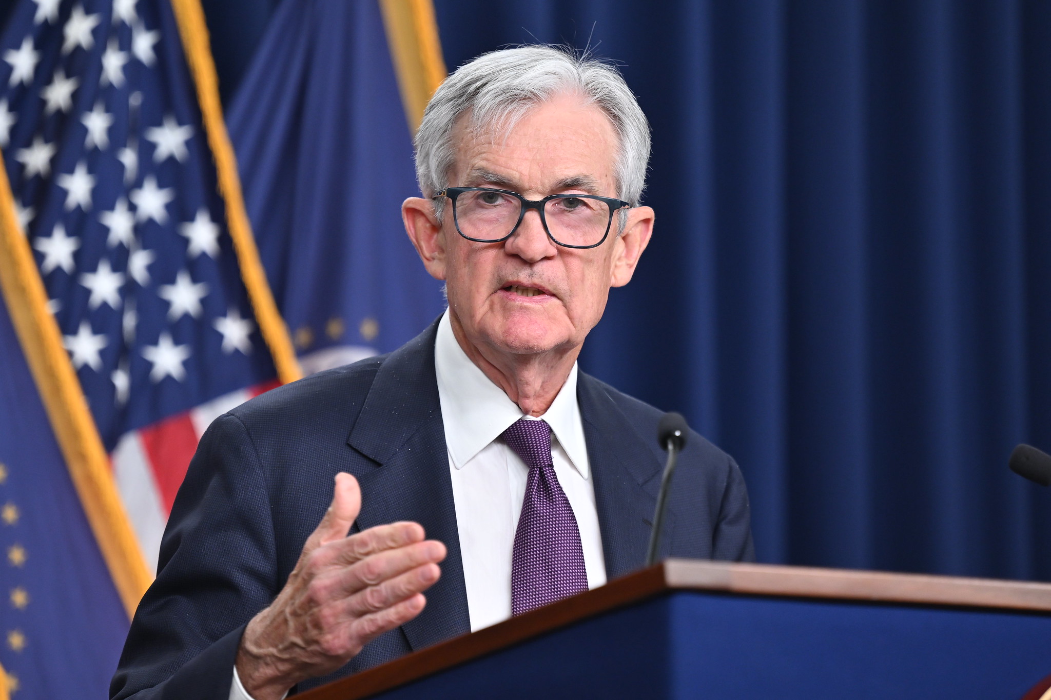 Jerome Powell Federal Reserve Field Questions Reporters FOMC Meeting Flickr
