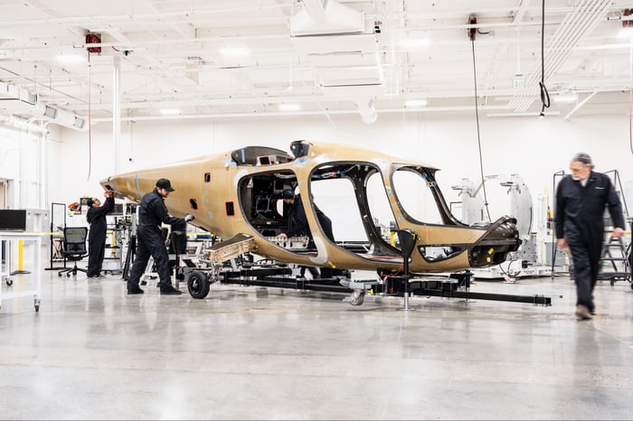 Archer aircraft in production. 