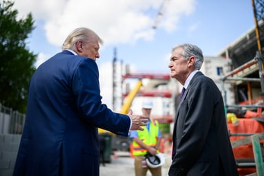 Donald Trump WH Photo Fed Chair Jerome Powell Daniel Torok