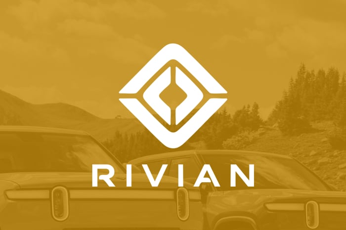 Rivian logo. 