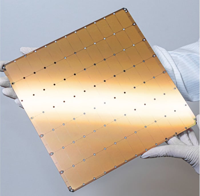 Cerebras' giant AI chip.