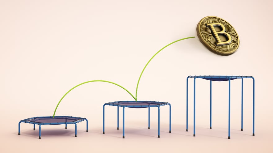 Bitcoin bouncing higher