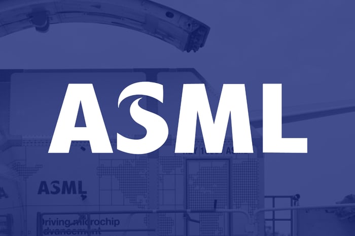 ASML's logo.