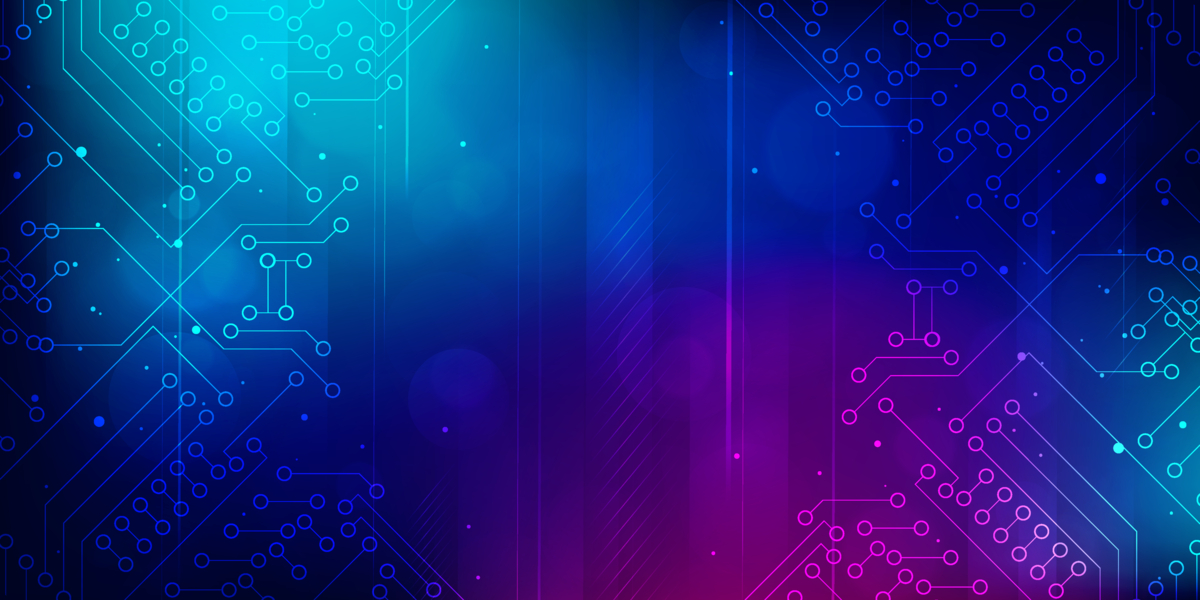 Abstract image featuring interconnected geometric shapes, highlighting the growing importance of big data in artificial intelligence (AI).