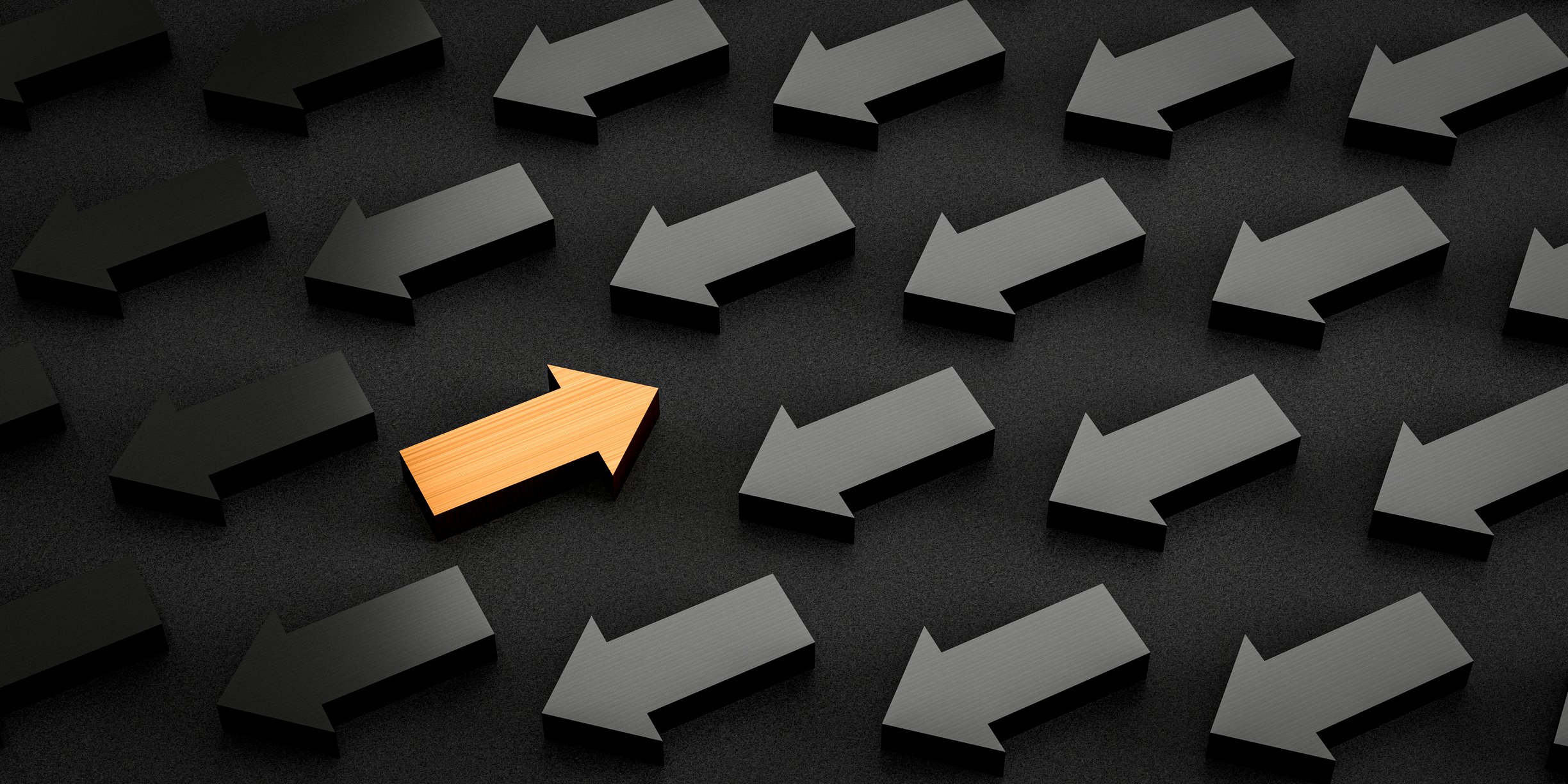 Getty - think for yourself contrarian against the crowd individual opposite direction