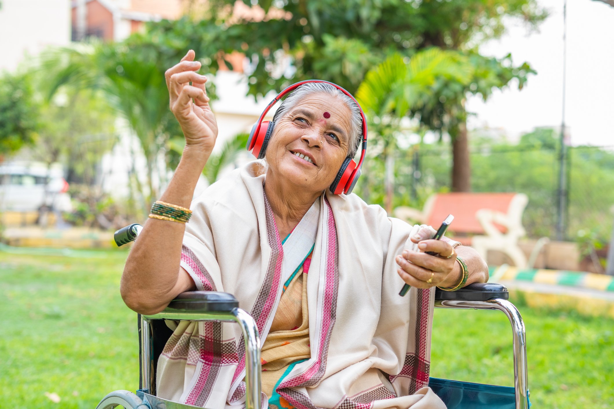 Getty - happy senior wheelchair