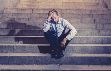 Sad businessman