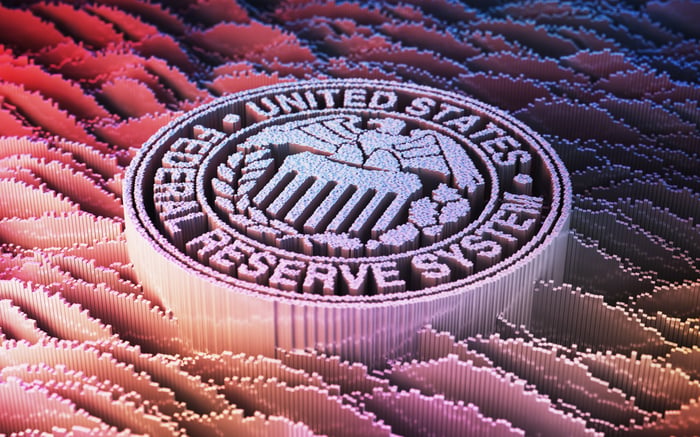 A disk reading United States Federal Reserve System