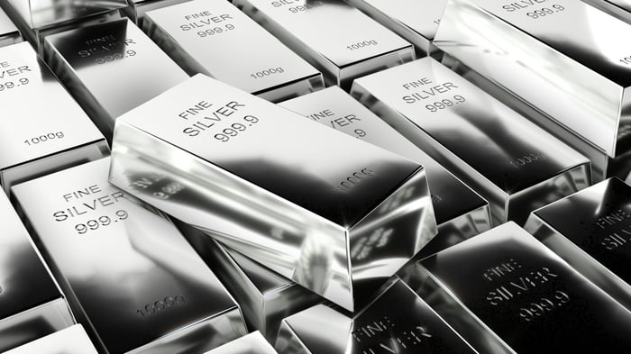 Silver bars. 