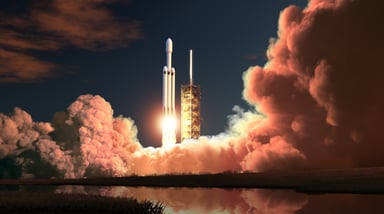 Rocket Launch SpaceX NASA Satellite Orbit Space Economy AI Getty