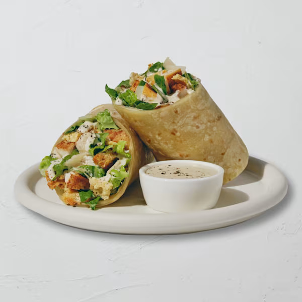 A chicken caesar wrap from Sweetgreen.