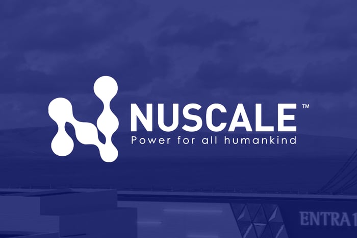 NuScale Power logo and font that reads 