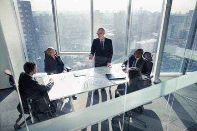 Generic Bankers in Boardroom