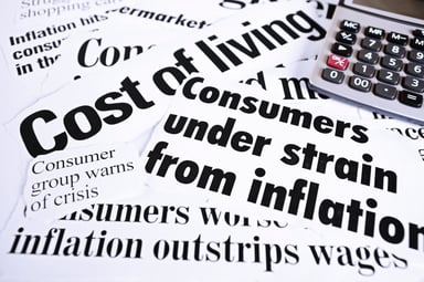 Newspaper Inflation Report Wages Price Shock Fed Monetary Policy Getty
