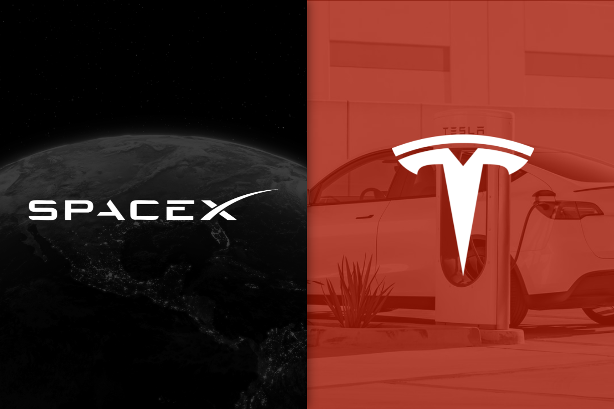 SpaceX and Tesla logos