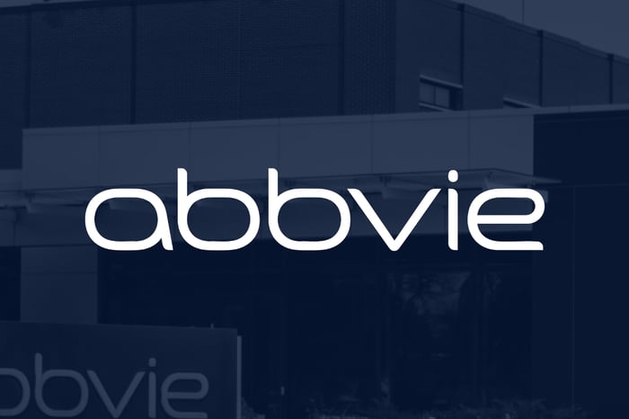 AbbVie logo.