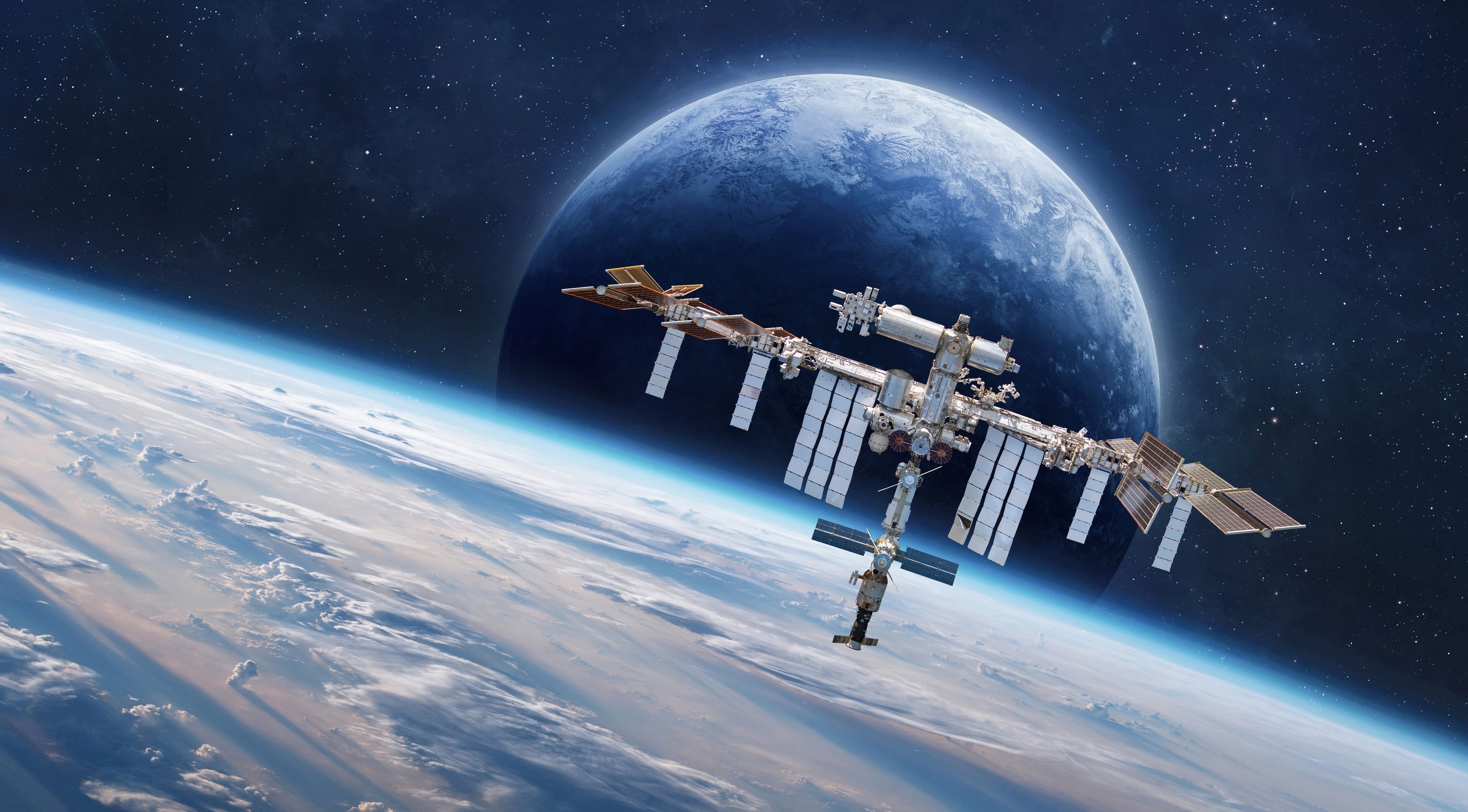 Spacecraft in orbit