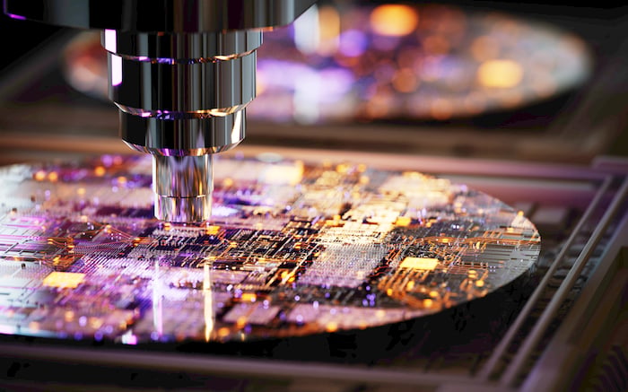 An AI chip gets placed into a phone. 