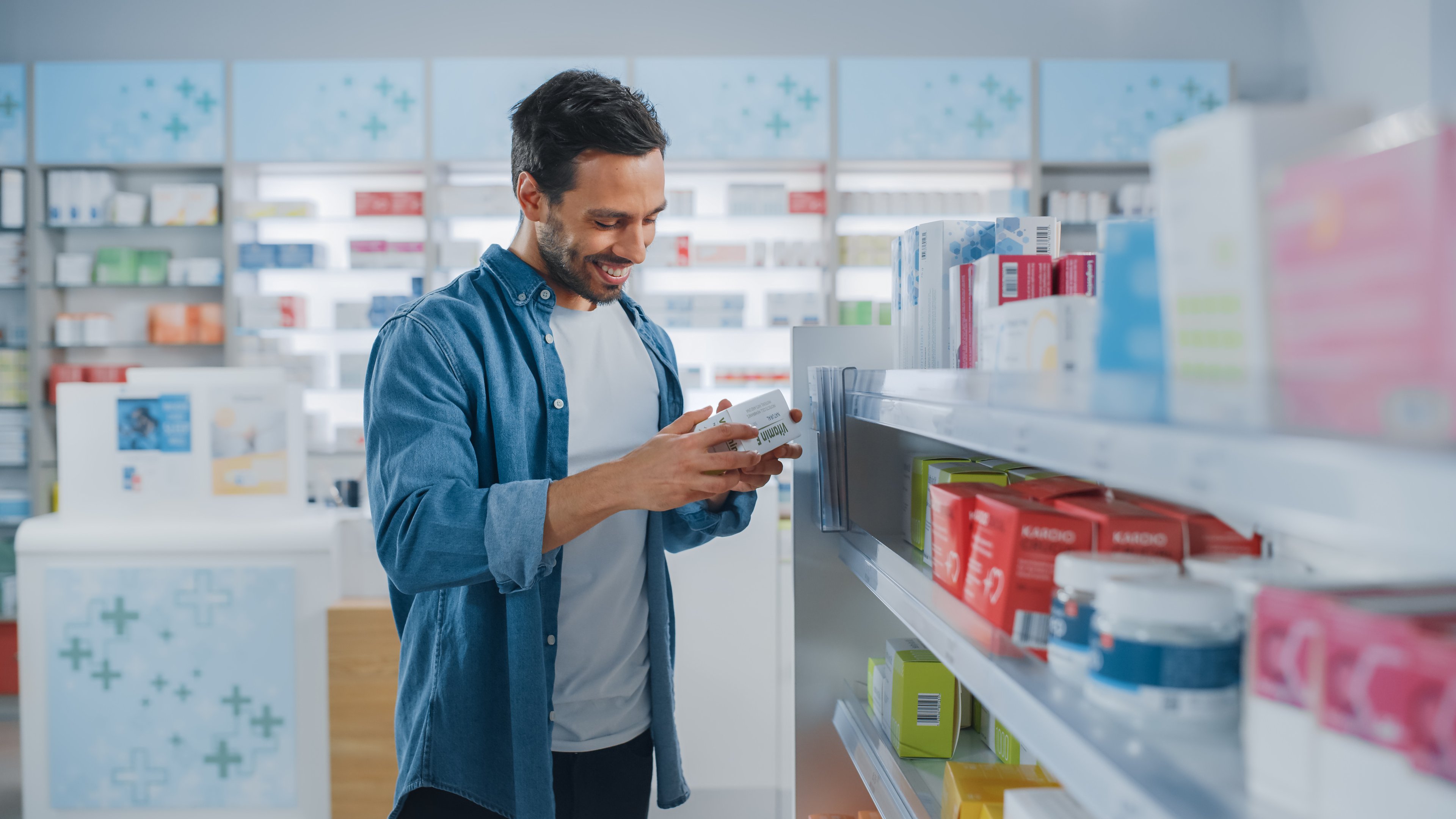 pharmacy drug store shopping sick