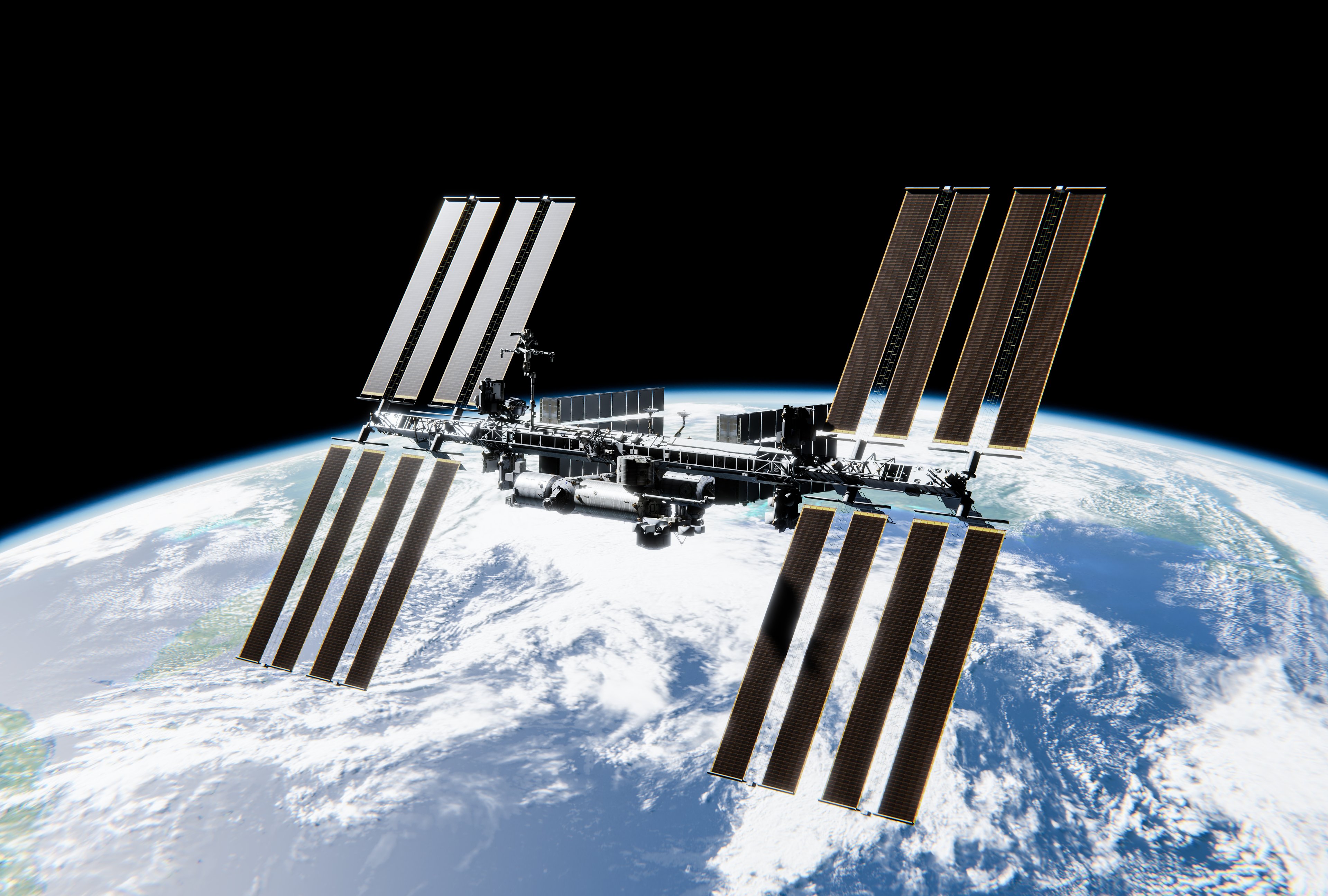 satellite in space
