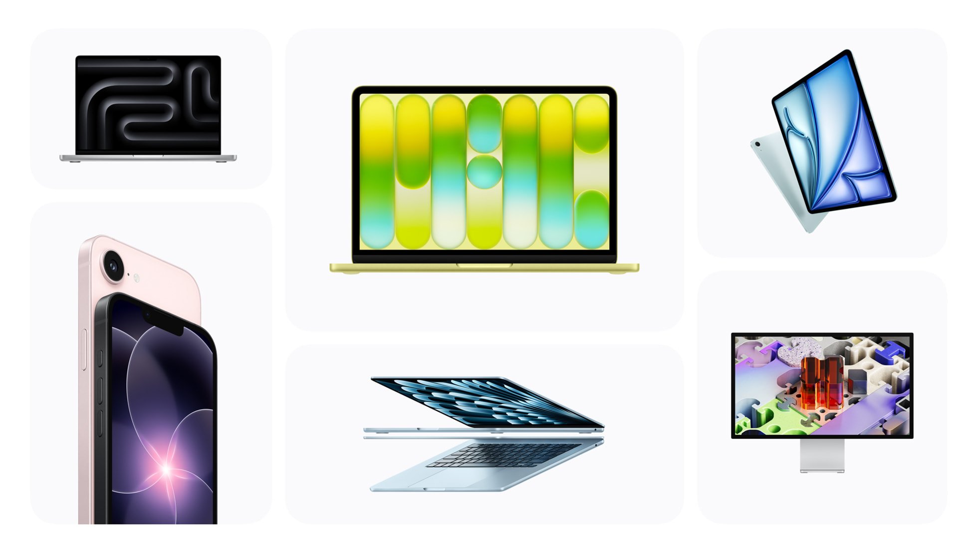 Apple-product-lineup-grid-macbook-ipad-iphone-display