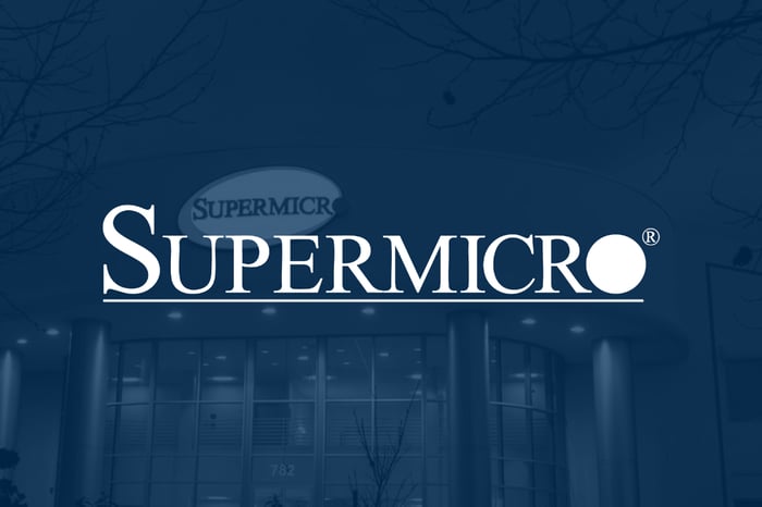 Super Micro logo.