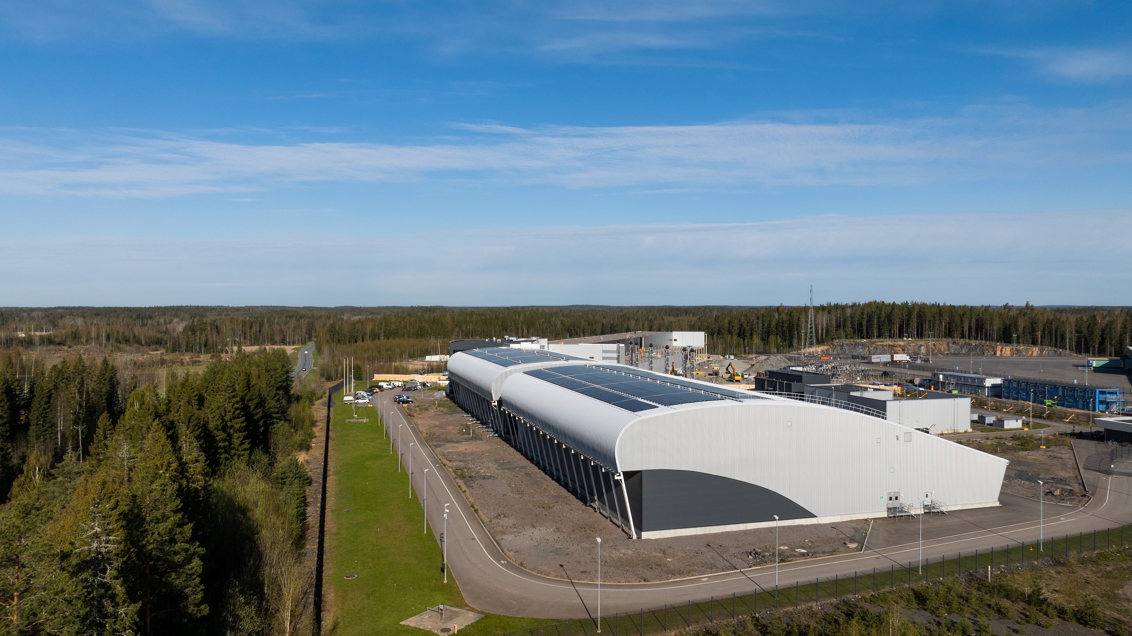 Nebius Finland data center aerial view