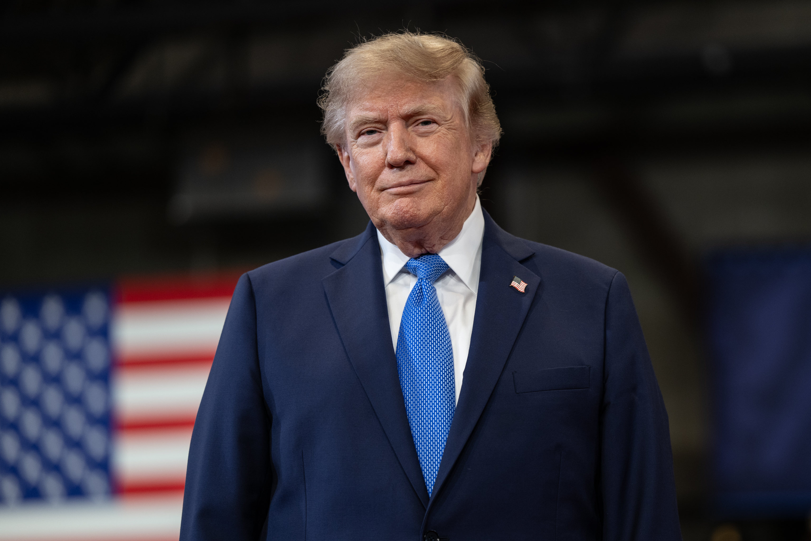 President Donald Trump Official WH Photo Delivering Remarks Molly Riley